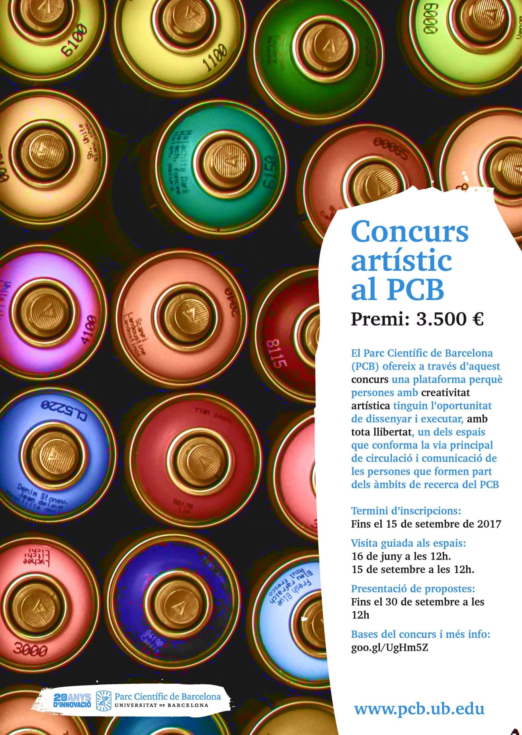 Concurs d’intervenció artística als espais del PCB