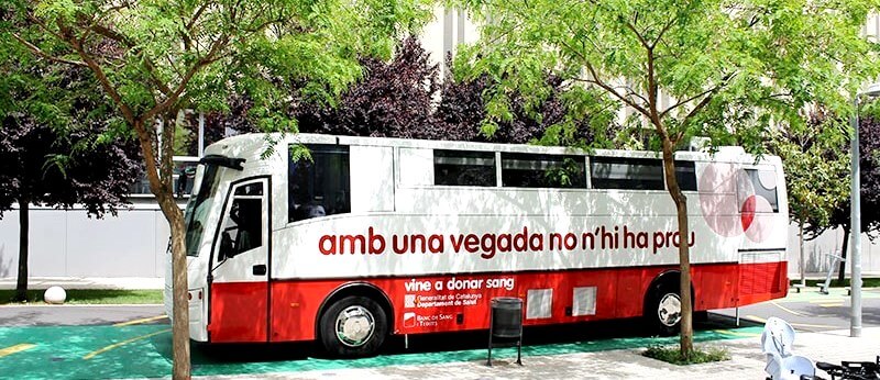 22ª Jornada de Donación de Sangre en el Parc Científic de Barcelona