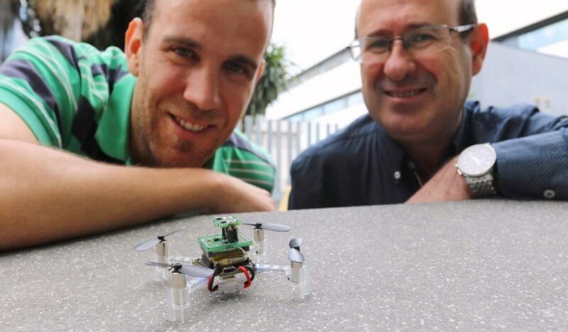 A nanodrone able to detect toxic gases in emergencies
