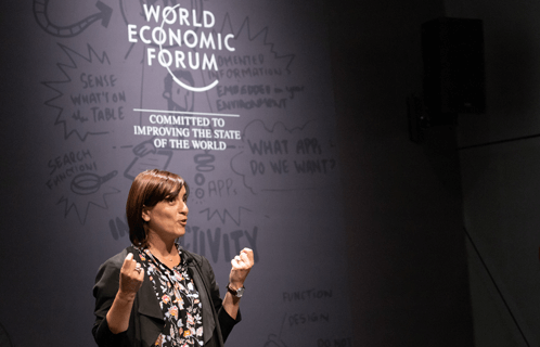 Núria Montserrat represents the European Research Council at the WEF Summer Davos in China