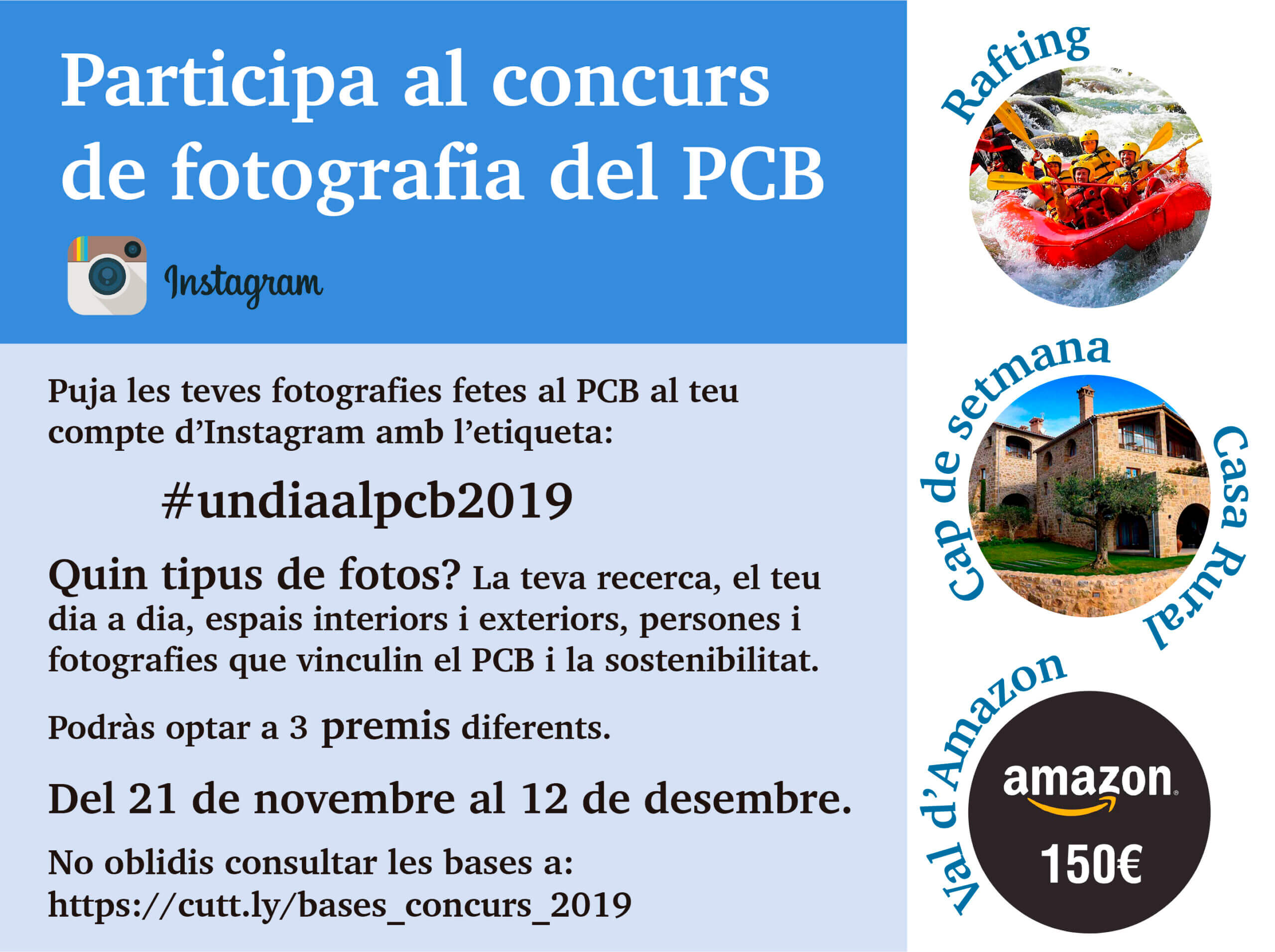 5th edition of the “Un dia al PCB!” Instagram contest