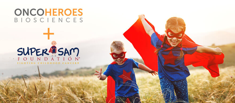 Oncoheroes Biosciences and the Super Sam Foundation walking together for the pediatric cancer