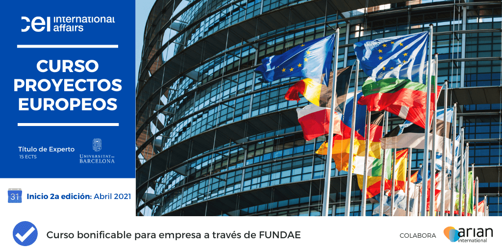 Arian International y el CEI International Affairs lanzarán una segunda edición del Curso de Redacción de Proyectos Europeos