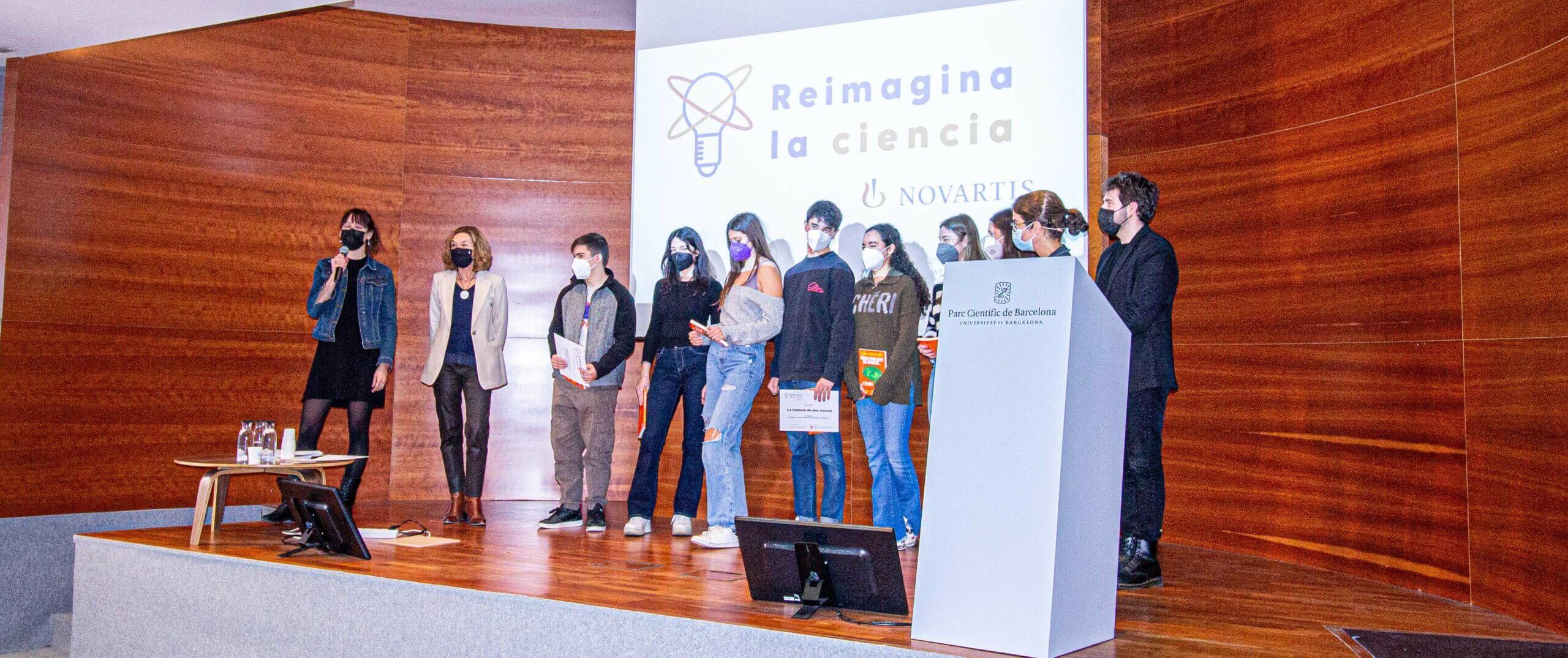 Students from the Col·legi Claret in Barcelona win the 2nd edition of ‘Reimagine Science’ in Catalonia