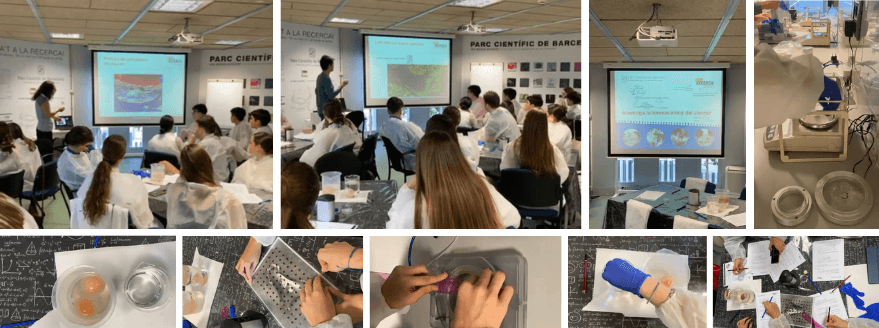 El Parque Científico de Barcelona pone en marcha un taller sobre la biomecánica del cáncer dirigido a alumnos de secundaria