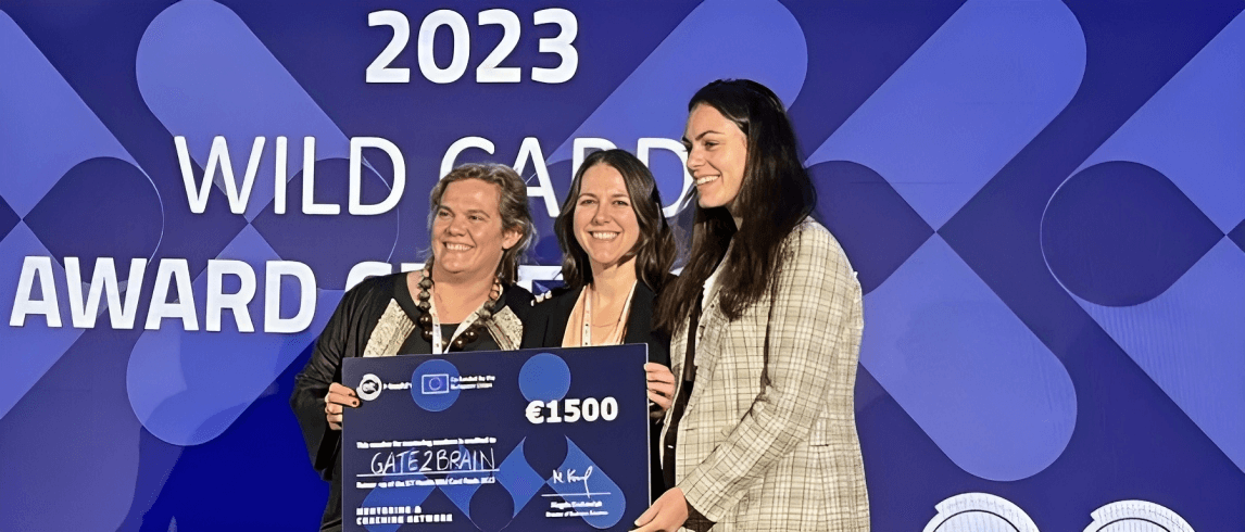 The startup Gate2Brain, awarded in the 2023 EIT Health Wild Card programme