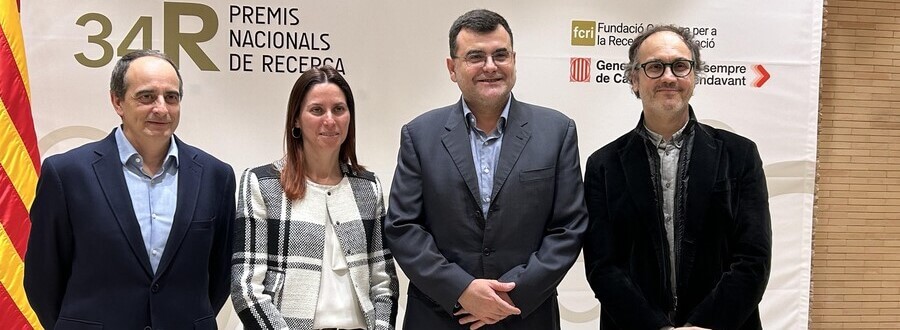 Eduard Batlle receives the Catalan National Research Award