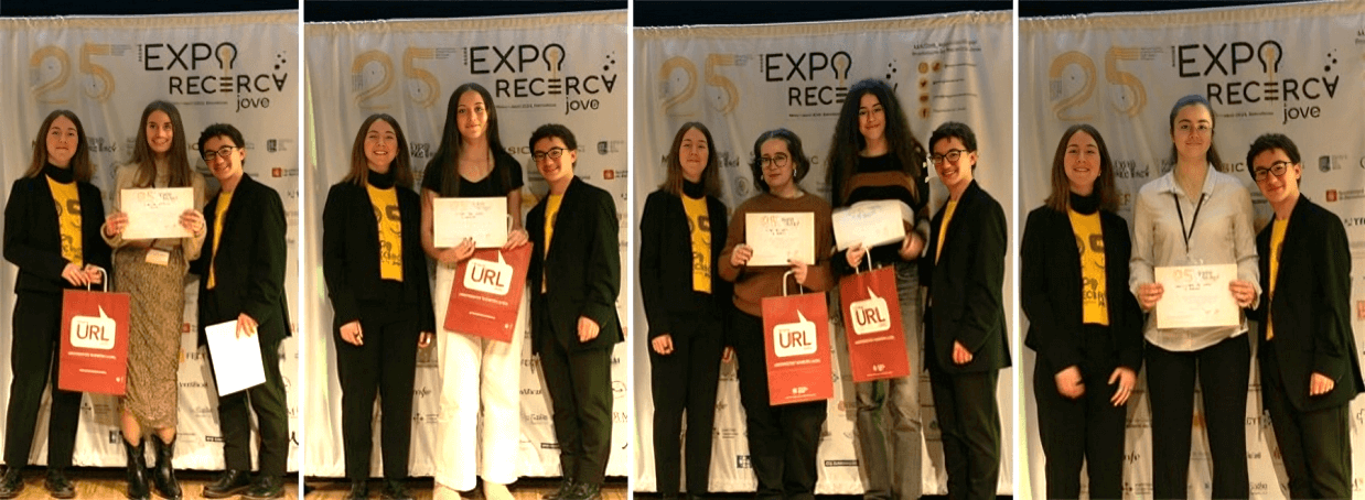 The Barcelona Science Park chooses three winners and one runner-up at 25th Exporecerca Jove