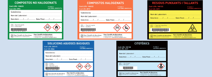 Non-compliances in laboratory waste